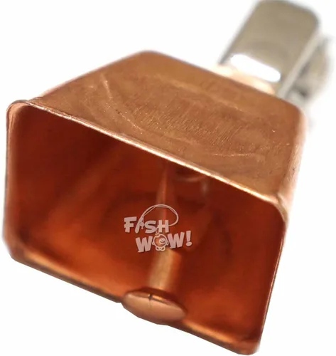 Vista 4 de 10 unids Pesca de cobre Campana de alerta con pinza de águila clips cebos alarma campanas