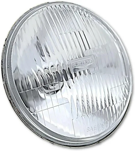 Vista 8 de Octane Lighting 7 pulgadas estilo común H4 faro de cristal LED 4000 lúmenes 20/40w bombilla faro par