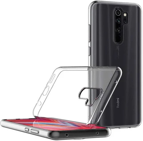 Vista 4 de MaiJin Funda para Xiaomi Redmi Note 8 Pro (6.39 pulgadas) Suave TPU Gel de goma parachoques transparente contraportada