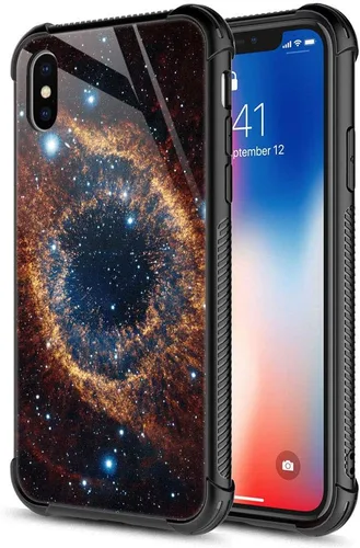Vista 19 de Funda para iPhone Xs Max, de cristal templado 9H para iPhone Xs Max, diseño a prueba de golpes, antirrayones, para Apple iPhone Xs Max de 6.5