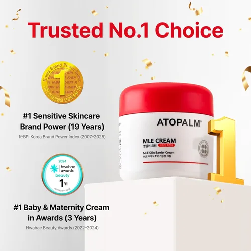 Vista 2 de ATOPALM Crema para el eccema MLE Loción Premium para bebés recién nacidos Hidratante para la cara y el cuerpo del bebé para la barrera
