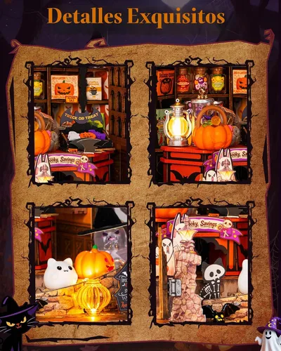Vista 3 de Rolife Haunted House Kit de casa de muñecas en miniatura para adultos