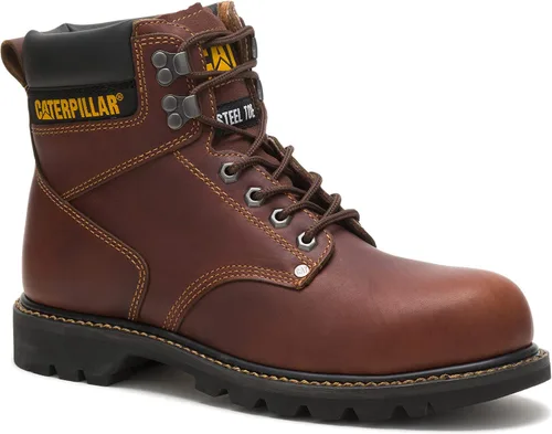 Vista 2 de CAT Botas de trabajo Second Shift con punta de acero para hombre