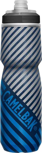 Vista 21 de CamelBak Podium Chill Bike Botella de agua aislada con compresión Negra, 24 onzas