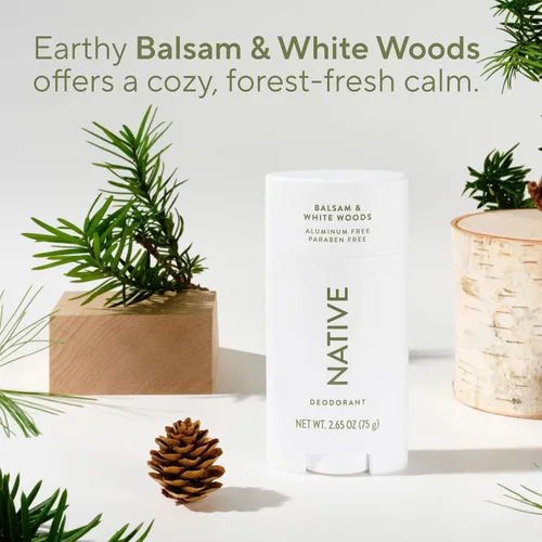 Vista 4 de Native El desodorante contiene ingredientes derivados de forma natural, control de olores de 72 horas, desodorante para mujeres y hombres, sin