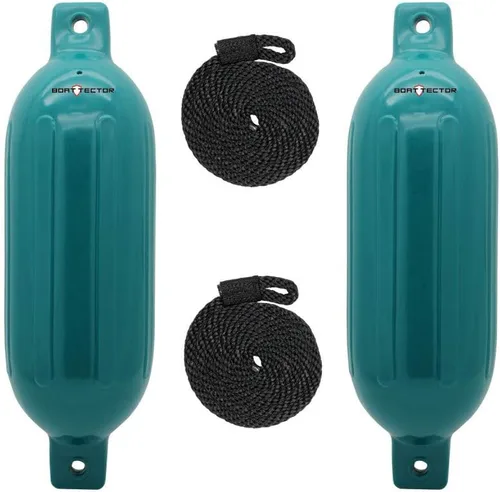 Vista 48 de Extreme Max 3006.7375 BoatTector Defensa Inflable Value Paquete de 2 - 4.5" x 16", Negro