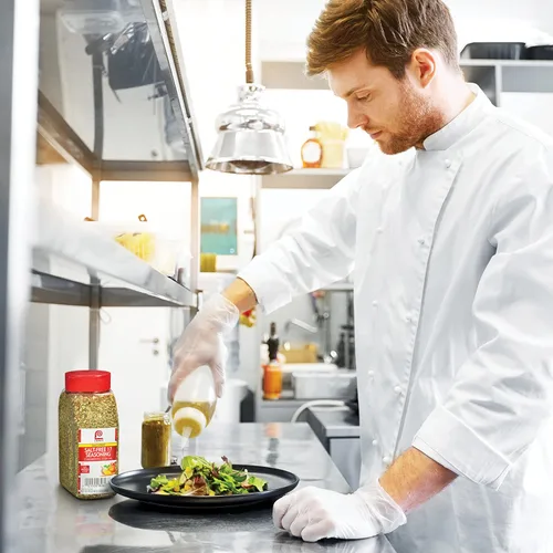 Vista 4 de Lawry's 17 Condimentos Sin Sal, 10 oz - Un Recipiente de 10 Onzas de Mezcla de Especias 17 Condimentos que Incluye Semillas de Sésamo Tostadas