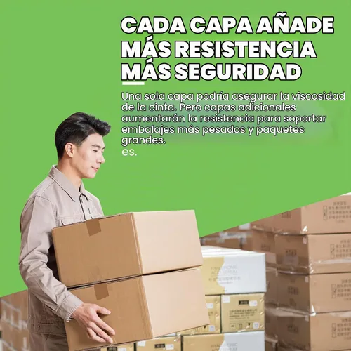 Vista 4 de TAPEBEAR Cinta de papel kraft ecológica, cinta de embalaje biodegradable resistente de 2 pulgadas x 55 yardas, cinta de embalaje reciclable