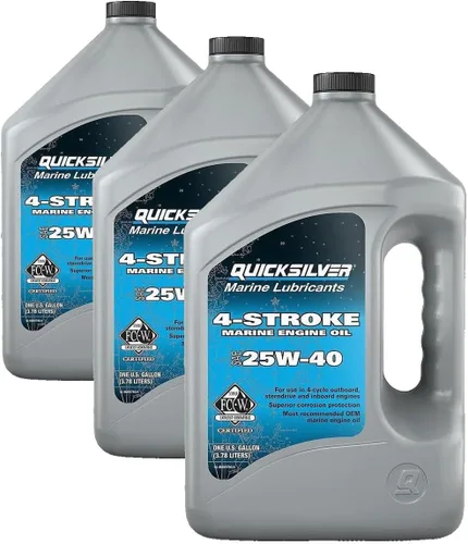 Vista 9 de Quicksilver de Mercury Marine Aceite de Motor Marino 25W-40