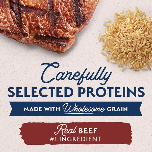 Vista 3 de Natural Balance comida enlatada para perros con ingredientes limitados para adultos con granos saludables, receta de carne de res y arroz integral