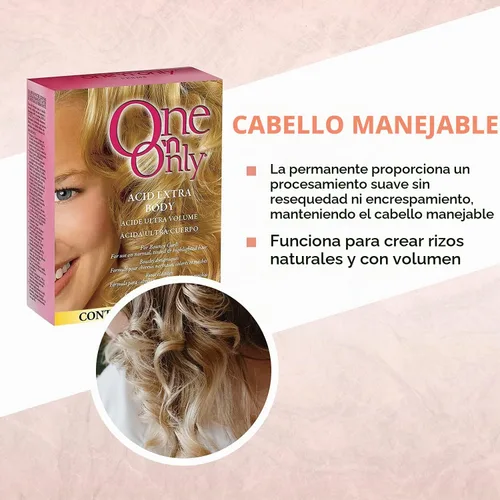 Vista 3 de One 'n Only Acid Extra Body Hair Perm & At Home Kit, 1 unidad