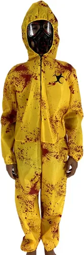 Vista 4 de Disfraces de cosplay de Halloween Zombie Crisis Radiación Ropa de protección contra la radiación Adulto Padre-Hijo Residente Evil Workwear
