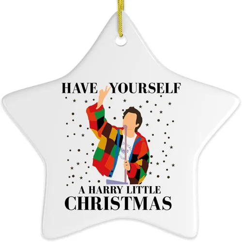 Vista 23 de All I Want for Christmas is You - Elegante adorno artístico musical de Navidad, decoración clásica para árbol