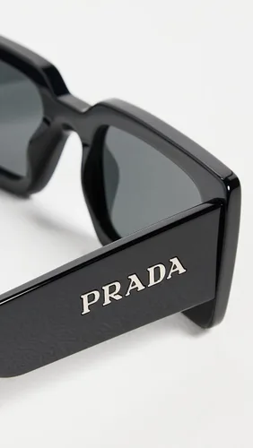 Vista 3 de Prada Gafas de sol rectangulares de acetato para mujer