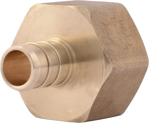 Vista 11 de SharkBite Adaptador hembra de crimpado de 1 pulgada, accesorio de fontanería de latón, tubo PEX, PE-RT, UC094LFA