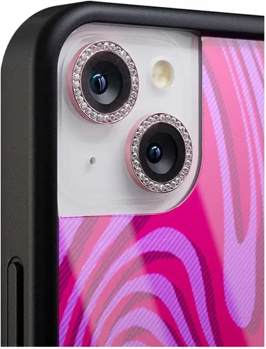 Vista 5 de Wildflower Fundas – Bling Negro para Cámara, Compatible con Apple iPhone 11 Pro y 11 Pro Max Funda de Teléfono Compatible, Brillante, Reflectante