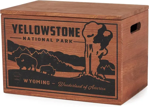Vista 13 de Better Wood Products Edición Limitada Serie Protege Los Parques Encendedor de Fuego de Leña Natural Fatwood, Caja de Madera de 13 Libras, Caja Acadia