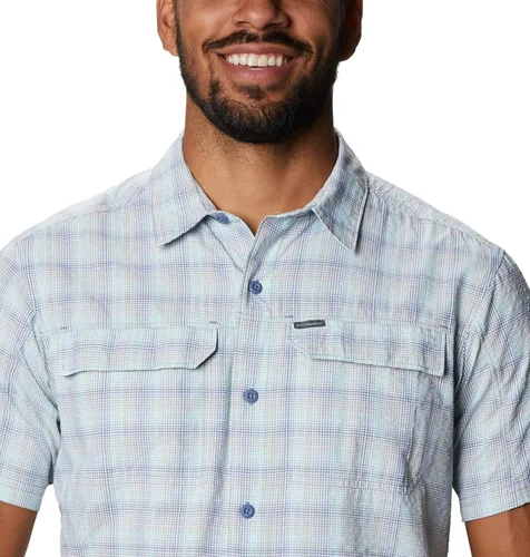 Vista 4 de Columbia Mens Silver Ridge Ss Seersucker Shirt