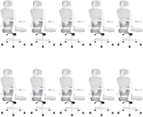 Vista 9 de Ergonomic Office Chair,Ultra Thick Spring Cushion Desk Chair,Black