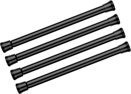 Vista 31 de AIZESI Varillas de cortina de tensión de resorte Barra de tensión corta (blanco, 8" a 12"-2Pcs)