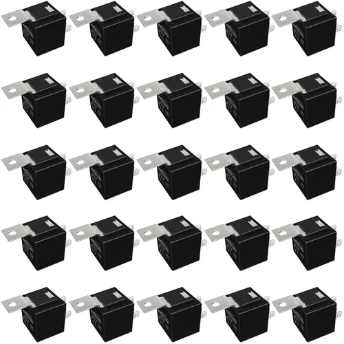 Vista 6 de Relé para automóvil de 4 pines 12 V 40/30 amperios, interruptores y arrancadores automáticos Spst de 12 voltios, paquete de 25