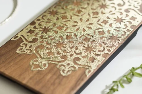 Vista 7 de Cricut Vinilo permanente - texturizado metálico, cobre, rollo de 4 pies (12 x 48 pies)