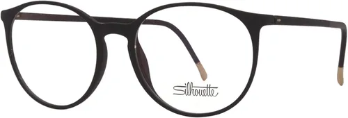 Vista 2 de Silhouette SPX-Illusion 2936 - Gafas de montura óptica redonda Negro mate 5017135
