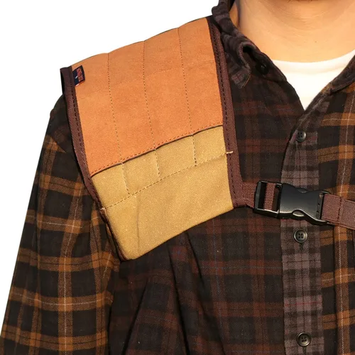 Vista 6 de TOURBON Caza Shooting Recoil Pad Ajustable Recoil Shield Hombro Protector Chaleco para Hombres Mujeres