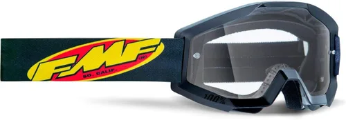 Vista 6 de Gafas 100% FMF POWERCORE Gris asalto - Lente transparente