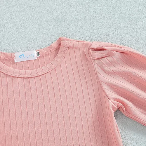 Vista 42 de GOOCHEER Conjunto de ropa de manga larga para niña pequeña, camisa y pantalones para niña, conjunto de ropa de primavera, otoño e invierno