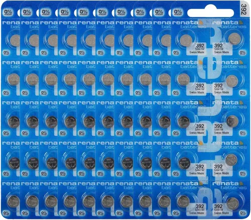 Vista 11 de Renata 392 SR41W Baterías – 1.55 V Óxido de Plata 392 Batería de reloj (10 unidades)