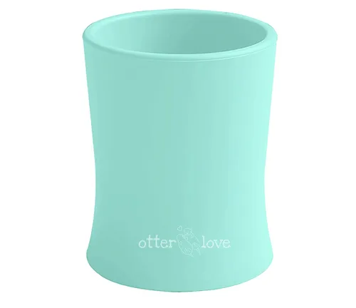 Vista 13 de otterlove Taza de entrenamiento de silicona para bebés y niños pequeños, aprobada por OT pediátrica, 100% silicona LFGB pura de platino, irrompible