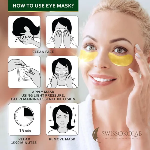 Vista 5 de Colágeno Máscara de ojo anti envejecimiento productos Premium con ácido hialurónico Colágeno Crema para arrugas debajo de los ojos Ojos Hinchados