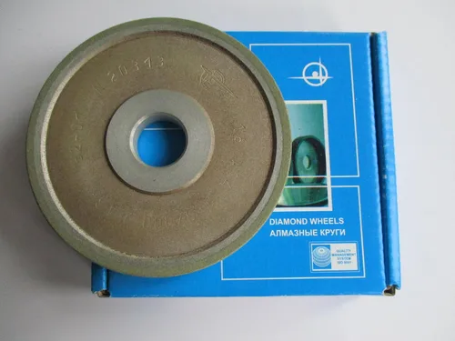 Vista 2 de Diámetro 4 pulgadas (3.937 in) Agujero 0.79" (20 mm) Ancho: 0.4" (10 mm) Tipo: 1A1 Recta abrasiva abrasiva diamante muela para carburo tungsteno