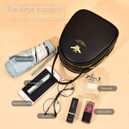 Vista 6 de Bandolera pequeña bolsa elegante estilo mensajero cartera bolsa de mano para mujer