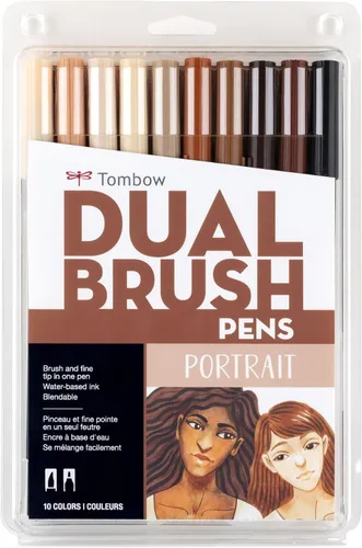 Vista 10 de Tombow Marcadores artísticos de doble pincel (paquete de 10, celebración)