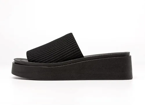 Vista 6 de AOAOA Sandalia de plataforma de punto para mujer con espuma viscoelástica