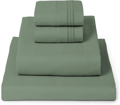 Vista 72 de Mellanni Juego de sábanas Twin XL - Juego de ropa de cama de 4 piezas de la colección icónica, (incluyendo 2 fundas de almohada), bolsillo profundo