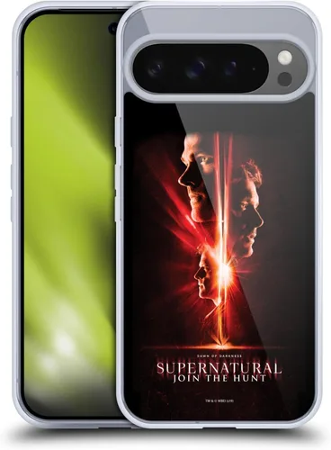 Vista 45 de Head Case Designs Supernatural Sam, Dean & Castiel Key Art - Funda de gel con licencia oficial [protección de grado militar] compatible con Google