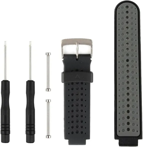 Vista 21 de Correa de repuesto para reloj inteligente Garmin Forerunner 220/230/235/620/630/735XT/235Lite, talla única