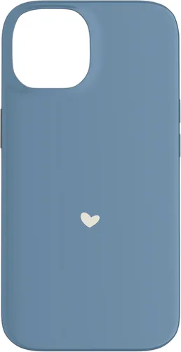 Vista 4 de Misty Blue - Hand Drawn Heart Chic Boho Aesthetic Case for iPhone 16