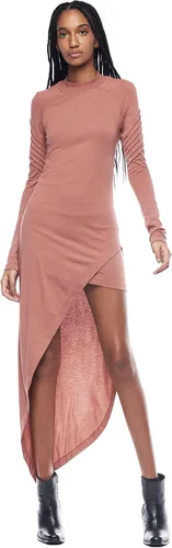 Vista 4 de Jonny Cota Studio Mini vestido asimétrico para mujer