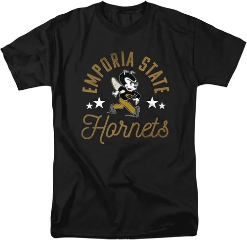 Vista 172 de Collegiate Distressed Mascot Unisex Adult T Shirt Collection 3 Universidad de Adelphi