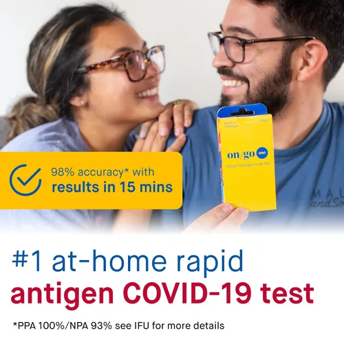 Vista 4 de Kit de Autoprueba Rápida COVID-19 On/Go One con Aplicación Test-to-Treat, 1 Paquete, 1 Prueba Total, Resultados en 15 Minutos, Autorizado por FDA