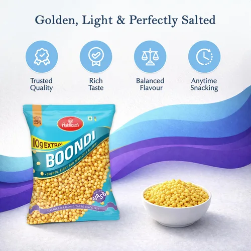 Vista 3 de Haldirams Boondi - 7.06 onzas, ()