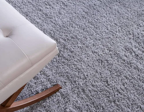 Vista 560 de Unique Loom Colección Davos Shag - Alfombra Lino