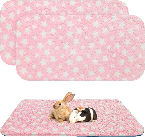 Vista 14 de Homimp 4 almohadillas para orina de conejillo de indias, autocalentables, para mantener el calor, lavables y antideslizantes, camas de animales Negro