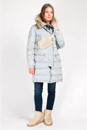 Vista 2 de Riñonera impermeable para mujer, riñonera, a la moda, con correa ajustable para gimnasio, entrenamiento, viajes, Forro polar beige., Moda