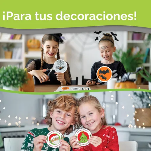 Vista 8 de Papel adhesivo de vinilo imprimible de calidad premium para impresora de inyección de tinta - 34 hojas autoadhesivas de color blanco mate