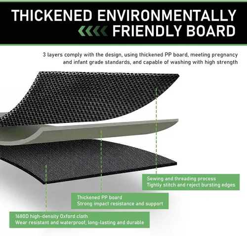 Vista 3 de Organizador de Asiento de Automóvil, Organizador de Automóvil para Asiento Trasero, Almacenamiento de Asiento de Auto Pequeño Plegable con Asas